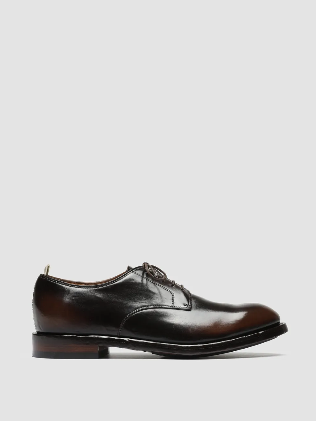 Officine Creative TEMPLE 018 - Brown Leather Derby Shoes