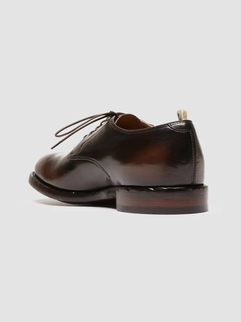 Officine Creative TEMPLE 018 - Brown Leather Derby Shoes