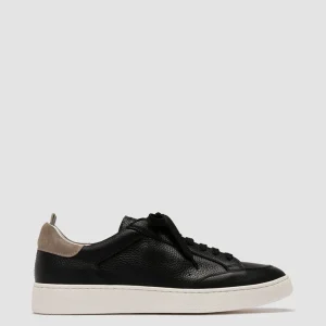 Officine Creative THE DIME 001 - Black Suede Low Top Sneakers