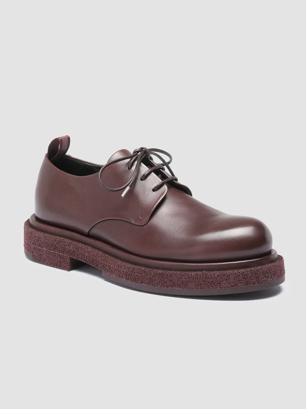 Women Officine Creative TONAL 100 - Burgundy Leather Derby Shoes