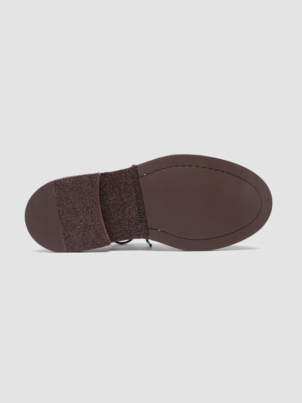 Women Officine Creative TONAL 100 - Burgundy Leather Derby Shoes