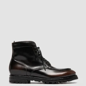 Officine Creative VAIL 010 - Brown Leather Lace Up Boots