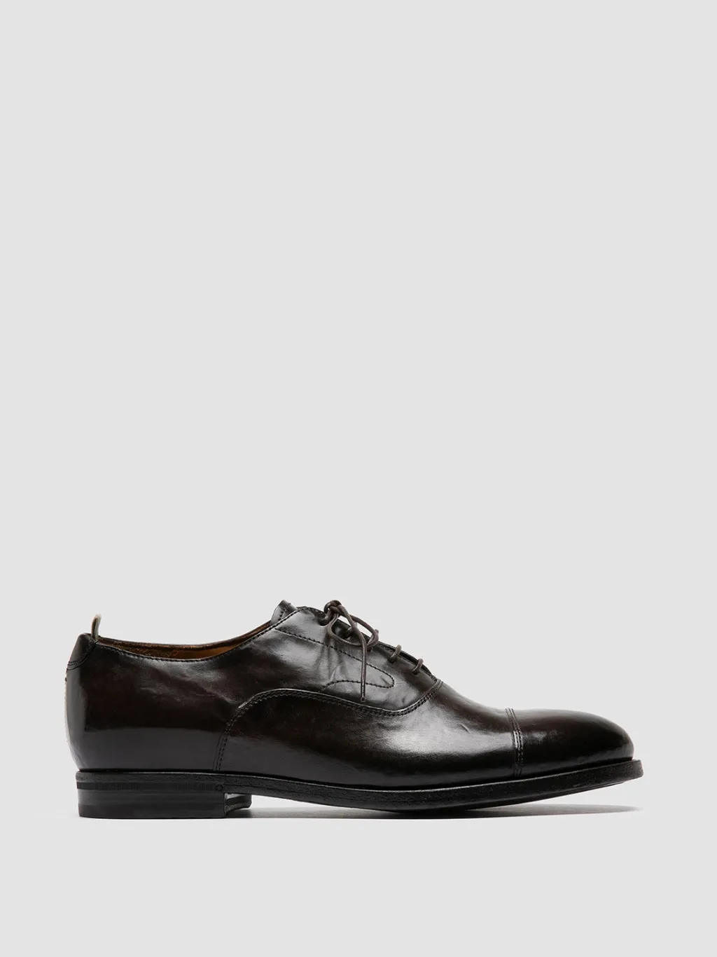 Officine Creative VANDERBILT CAOU 011 - Brown Leather Oxford Shoes