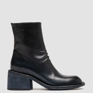 Women Officine Creative WILDS 004 - Blue Leather Zipped Boots