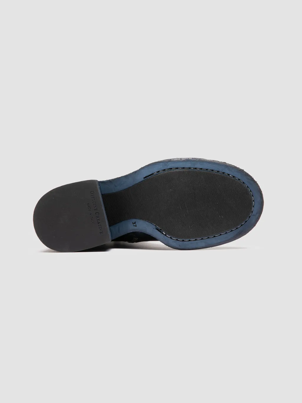 Women Officine Creative WILDS 004 - Blue Leather Zipped Boots